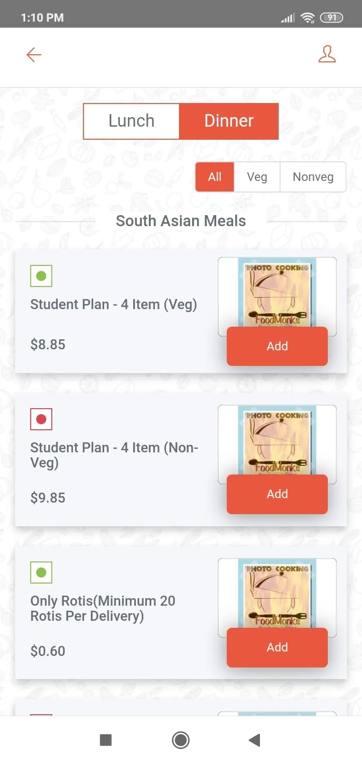 Food Monks | Indus Appstore | Screenshot