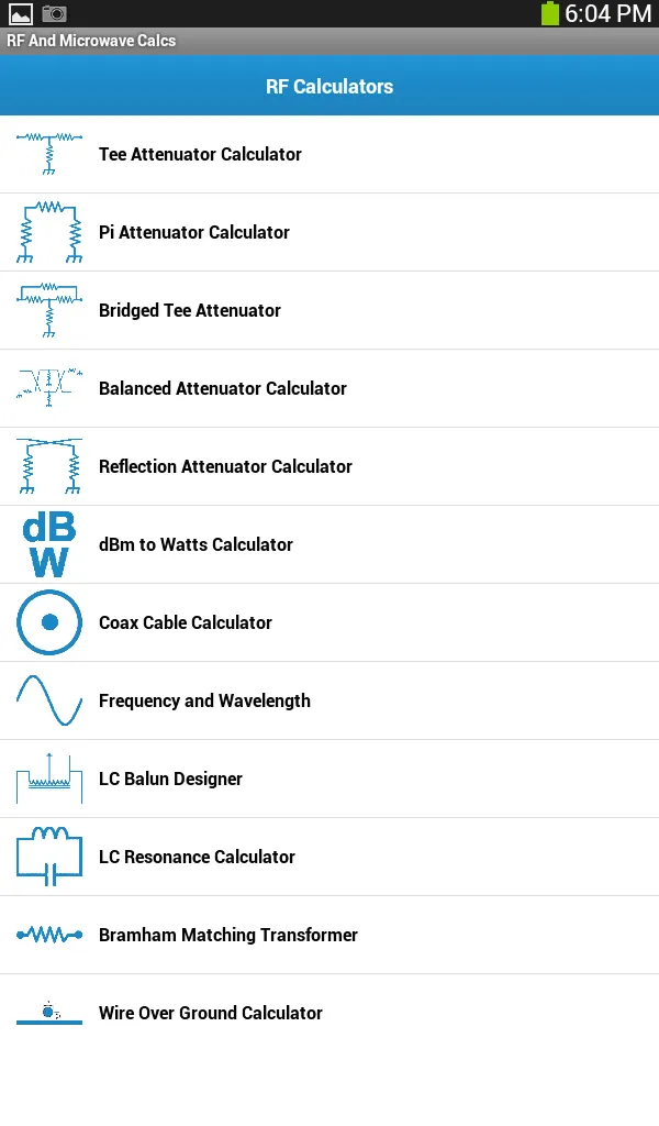 RF And Microwave Calcs | Indus Appstore | Screenshot