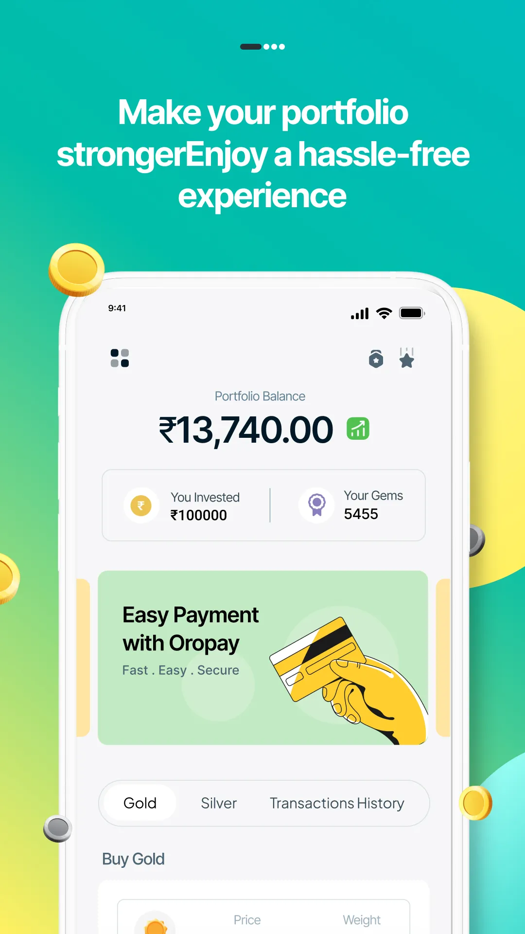 OroPocket - Buy Digital Gold | Indus Appstore | Screenshot