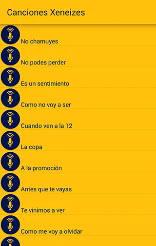 35 Canciones de la 12 Xeneize | Indus Appstore | Screenshot