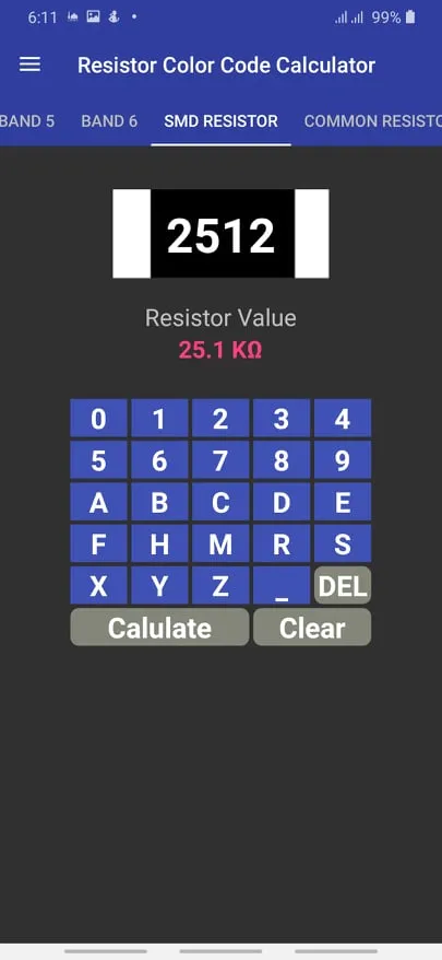 Resistor Color Code Calculator | Indus Appstore | Screenshot