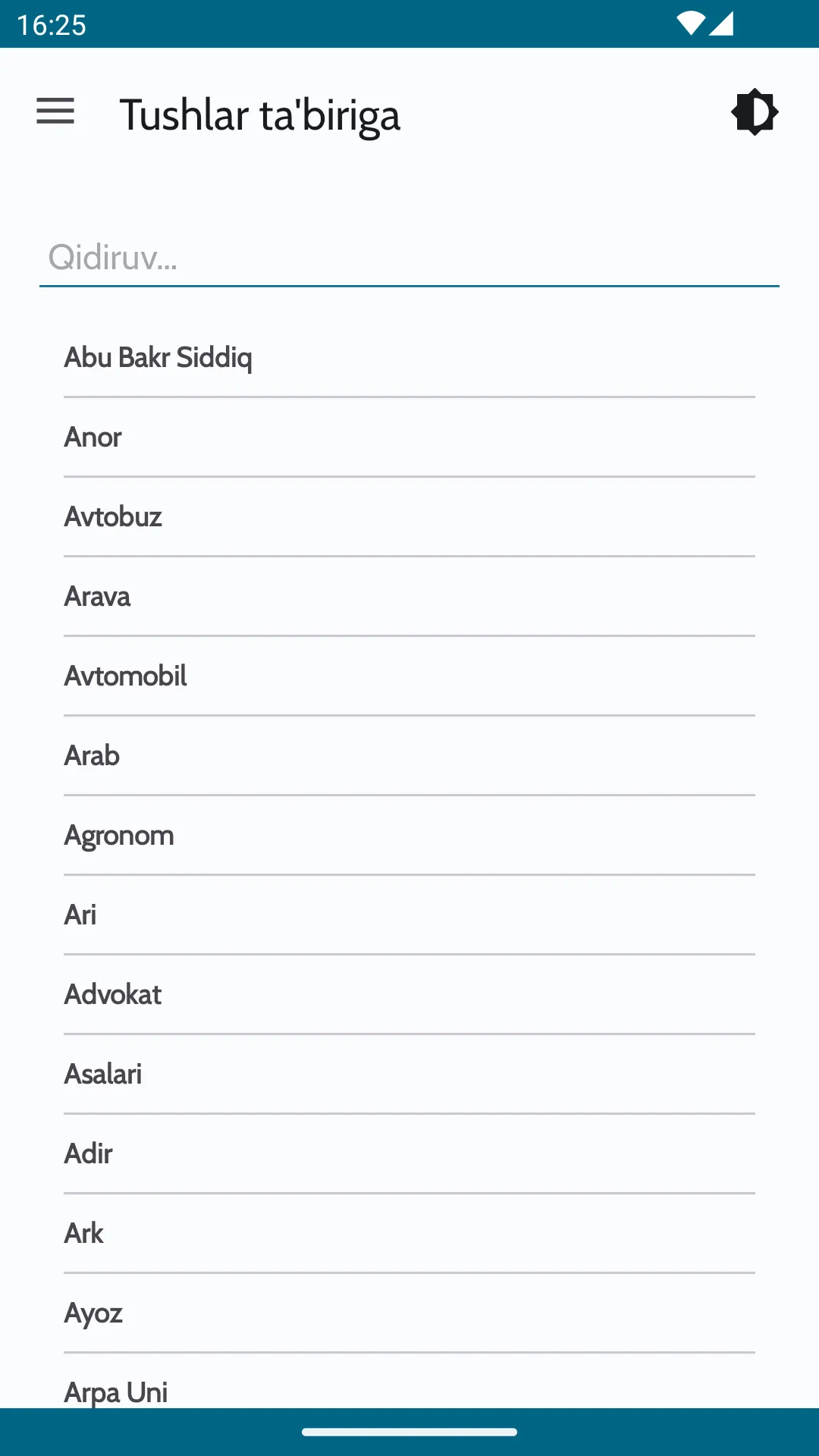 Tushlar Tush Tabiri Oʻzbek | Indus Appstore | Screenshot