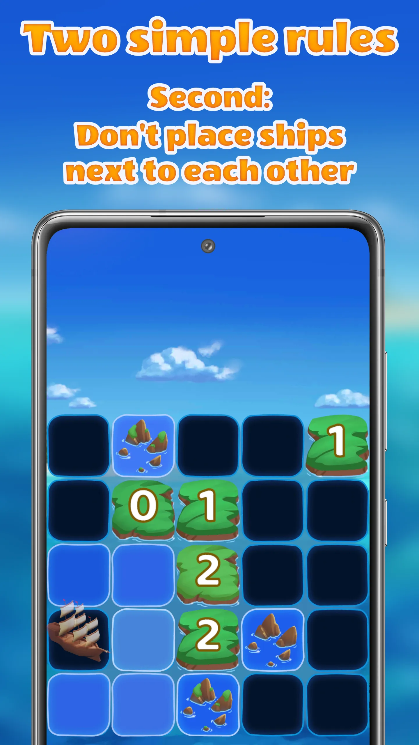 Islands and Ships logic puzzle | Indus Appstore | Screenshot