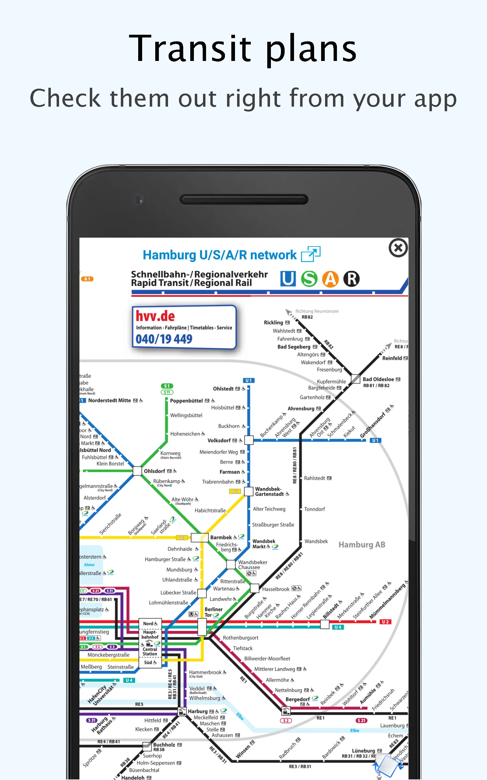 Hamburg Public Transport | Indus Appstore | Screenshot