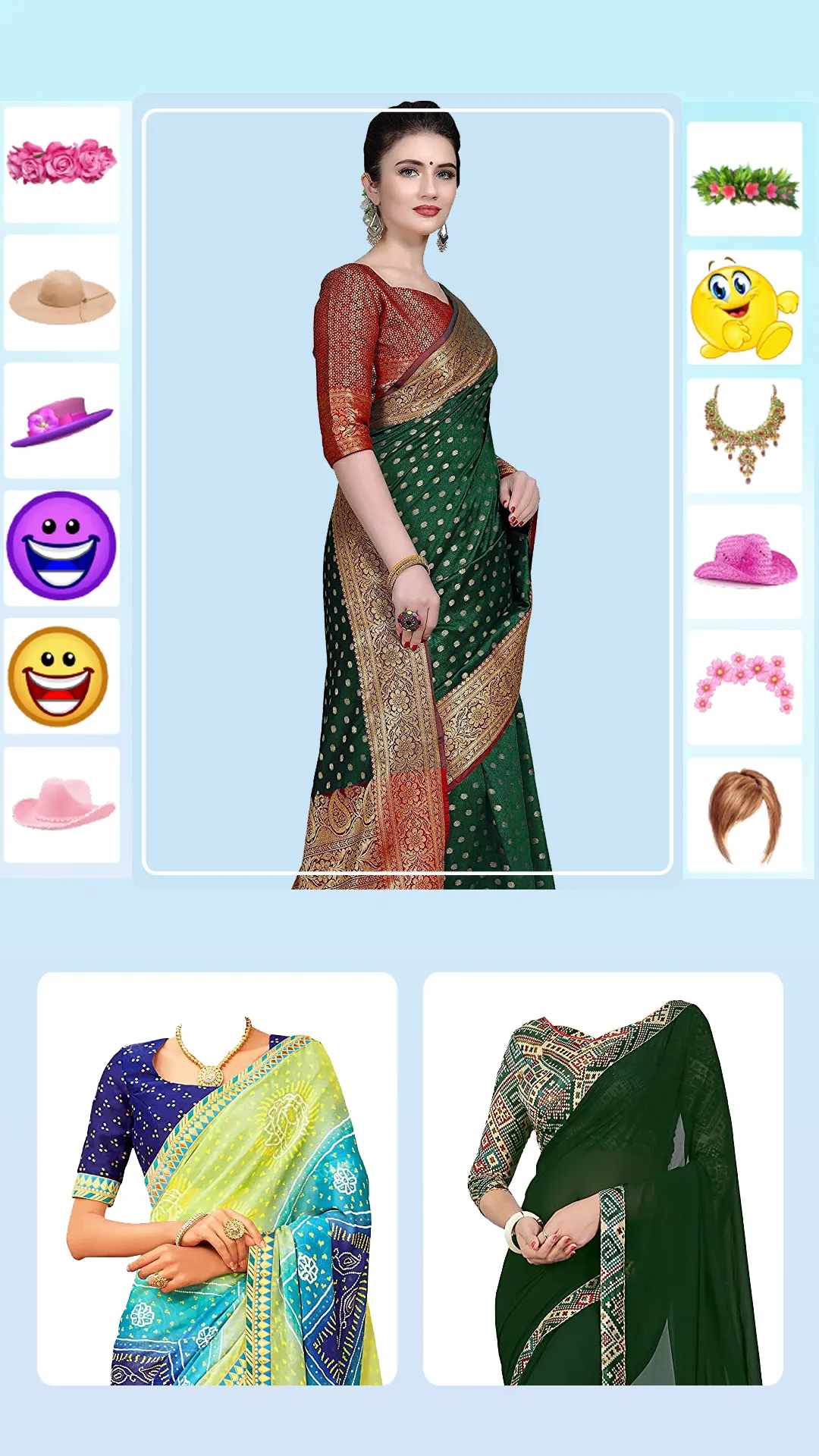 Women Fancy Saree Photo Suit | Indus Appstore | Screenshot