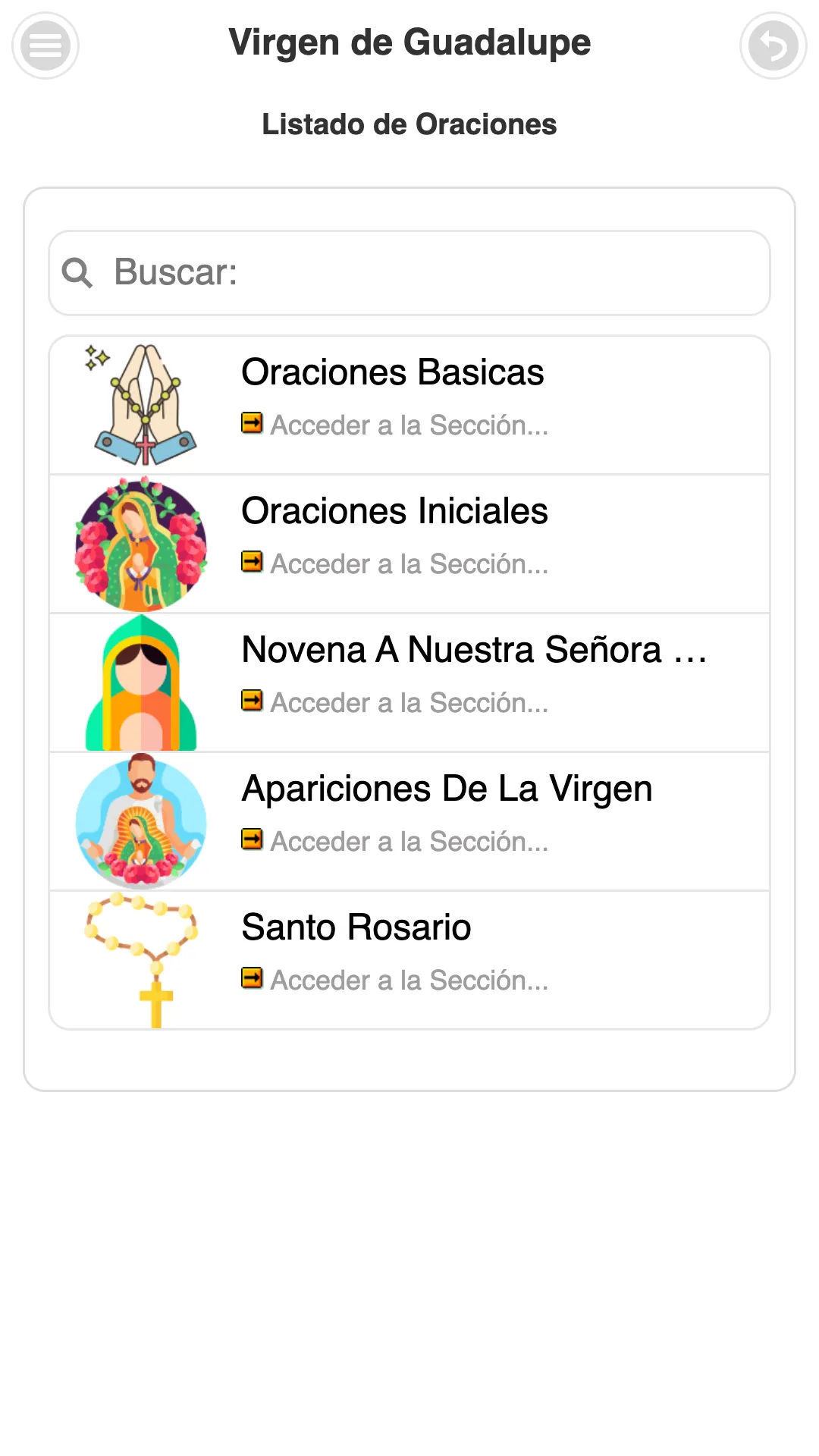 Virgen de Guadalupe | Indus Appstore | Screenshot