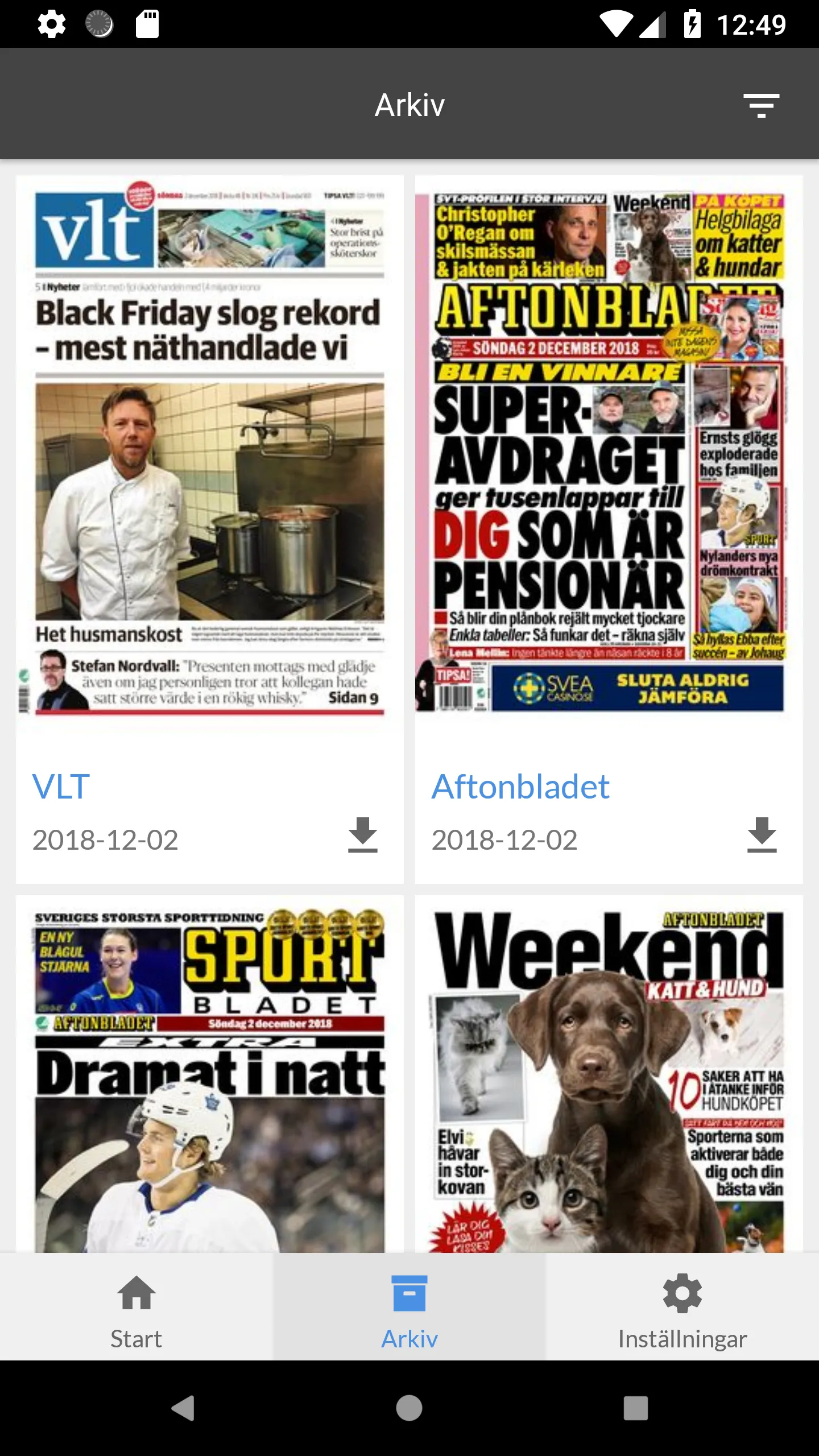 Sala Allehanda e-tidning | Indus Appstore | Screenshot