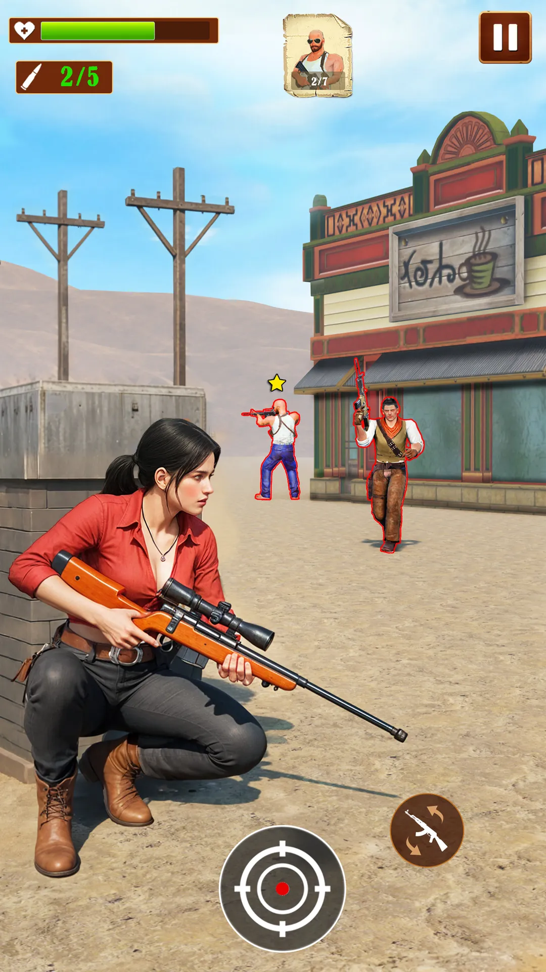 Western Survival Shooting Game | Indus Appstore | Screenshot