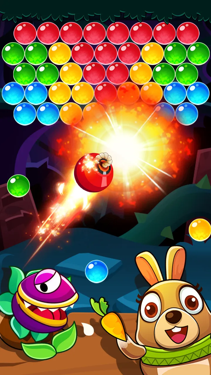 Bunny pop bubble pet puzzle | Indus Appstore | Screenshot