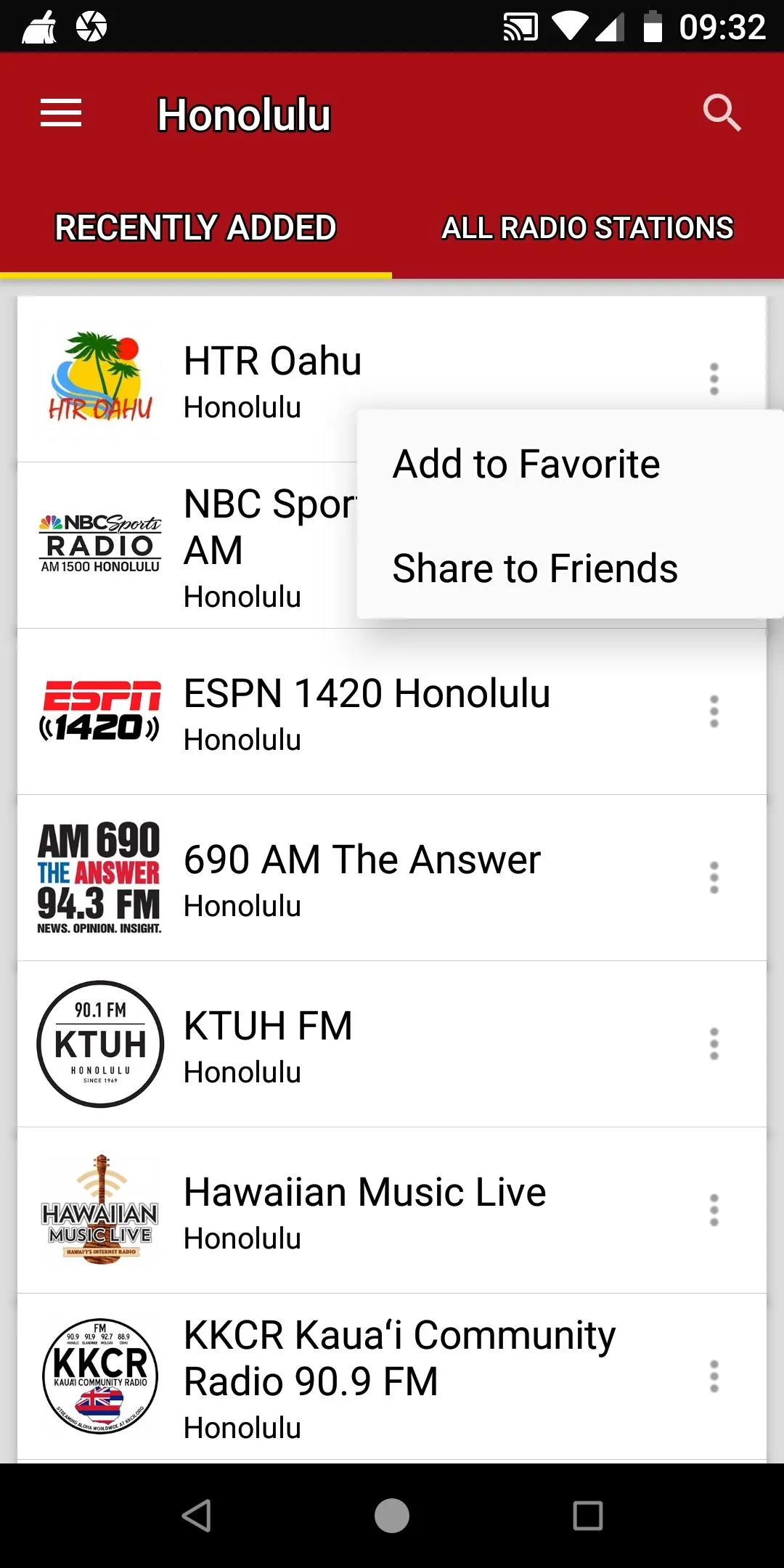 Honolulu Radio Stations | Indus Appstore | Screenshot