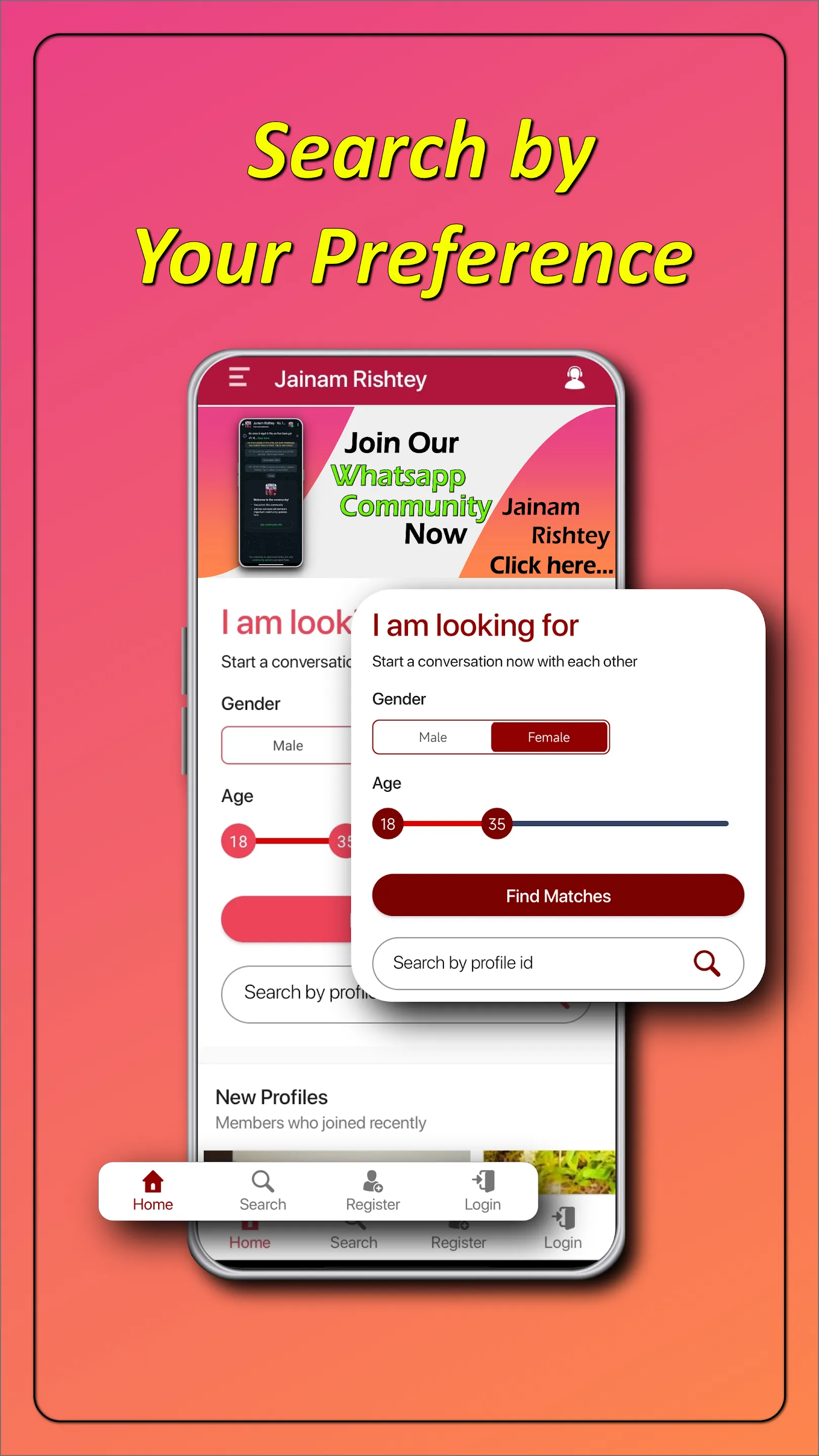 Jainam Rishtey Matrimony App | Indus Appstore | Screenshot