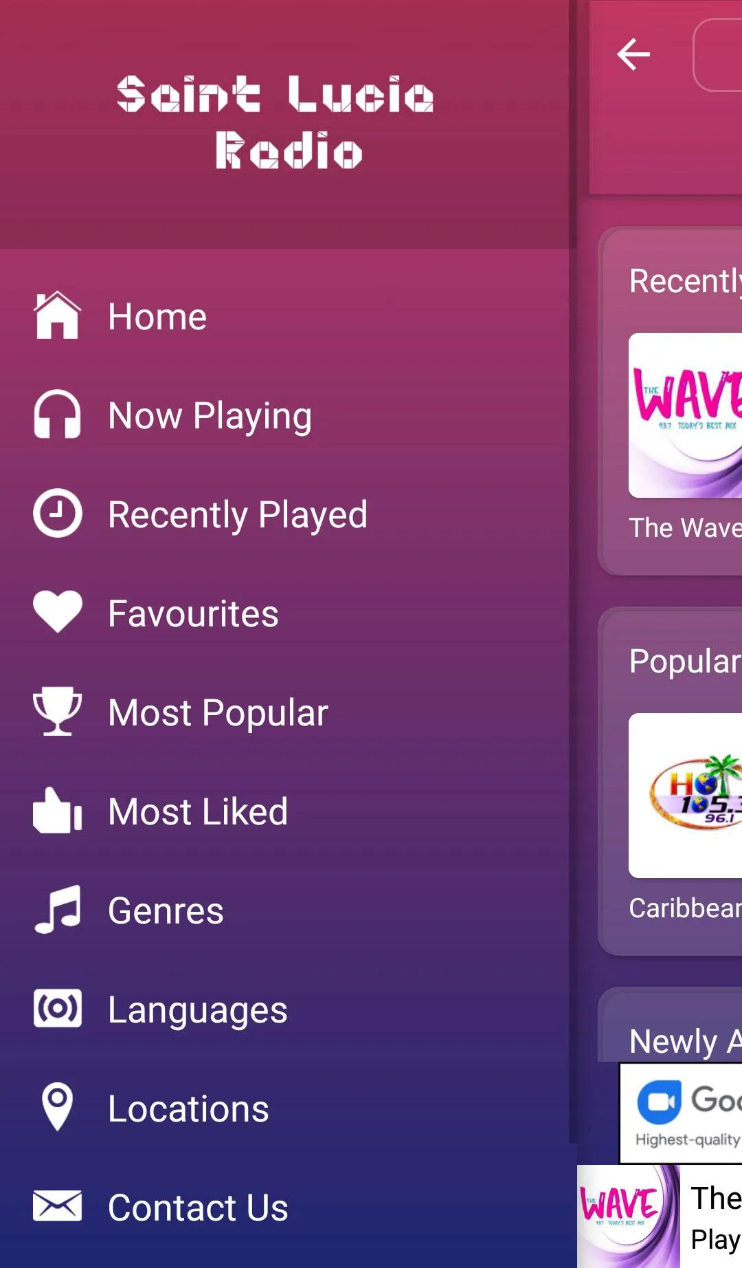 A2Z Saint Lucia FM Radio | Indus Appstore | Screenshot