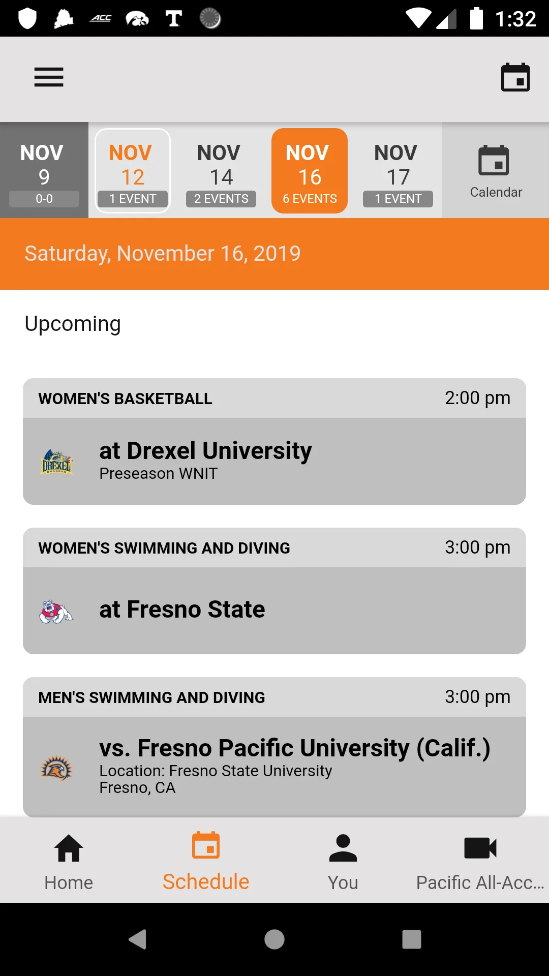 Pacific Tigers Athletics | Indus Appstore | Screenshot