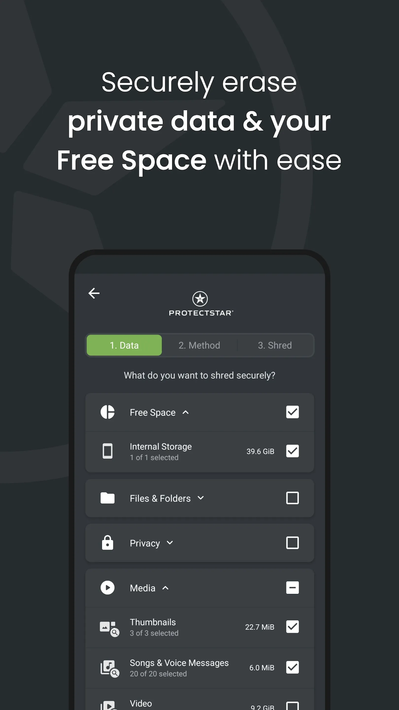 Secure Erase iShredder | Indus Appstore | Screenshot