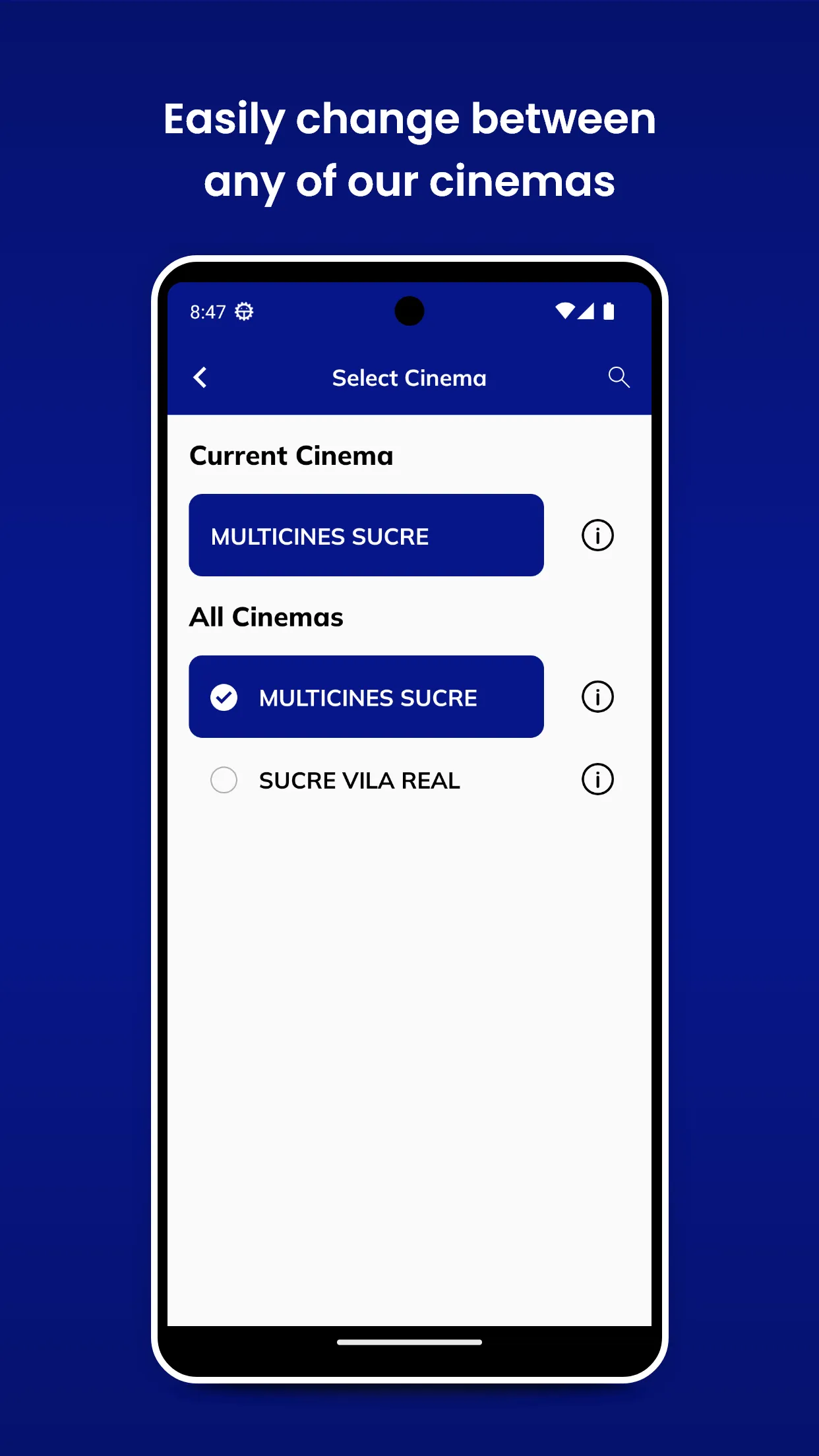 Multicines Sucre | Indus Appstore | Screenshot