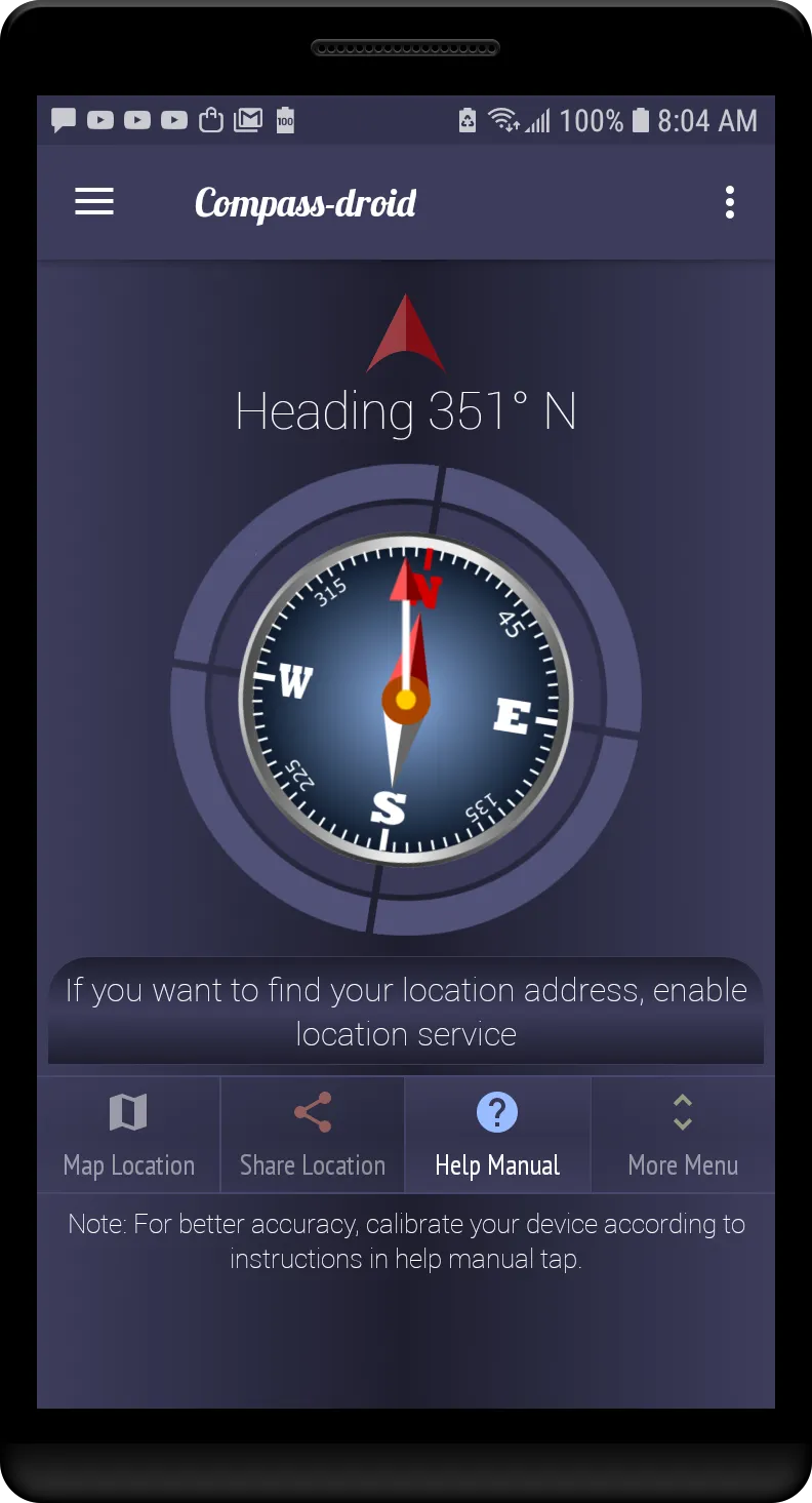 Compass-droid | Indus Appstore | Screenshot