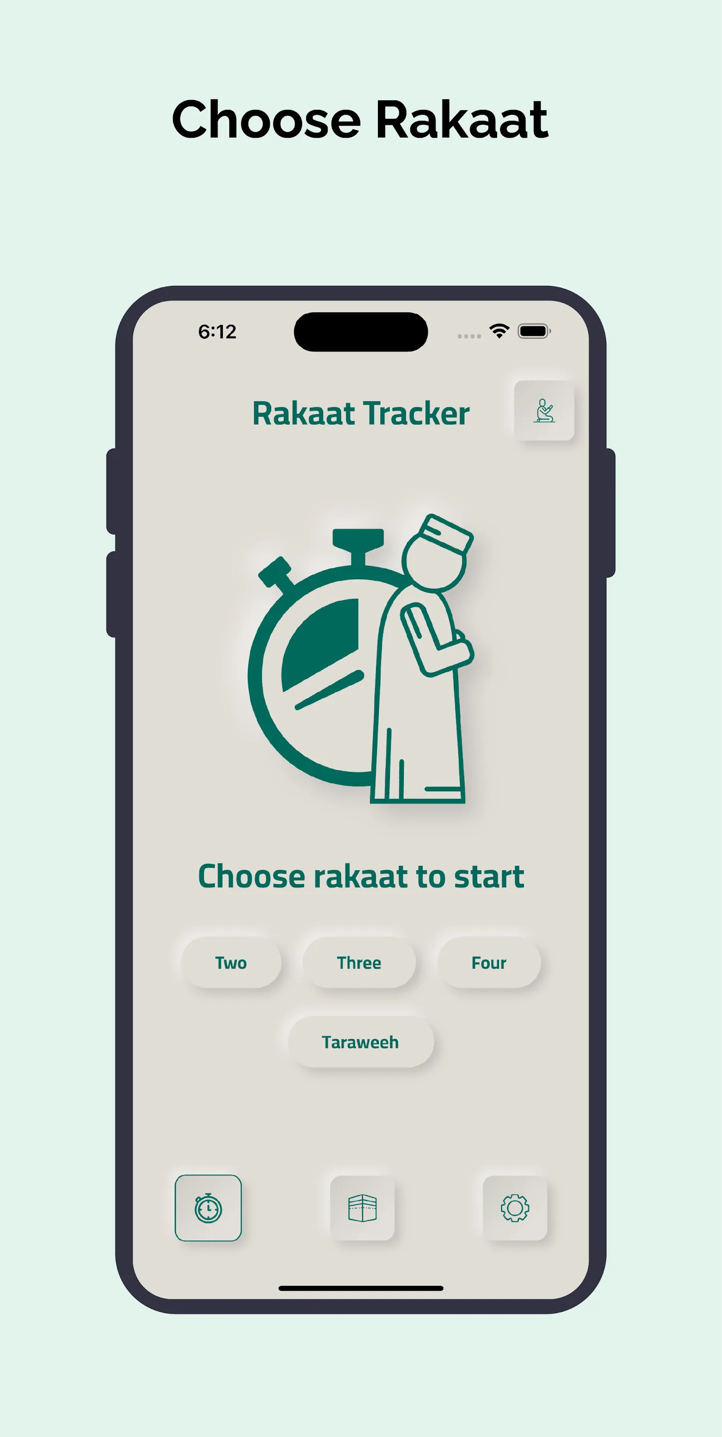 Rakaat Tracker - عداد ركعات | Indus Appstore | Screenshot