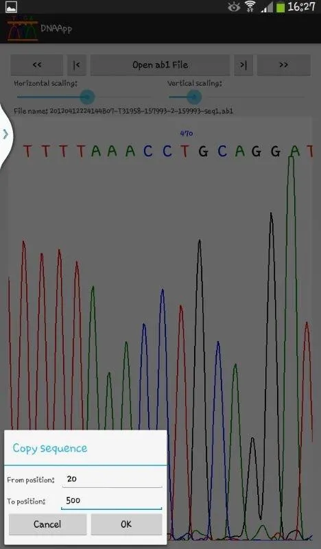 DNAApp: DNA sequence analyzer | Indus Appstore | Screenshot