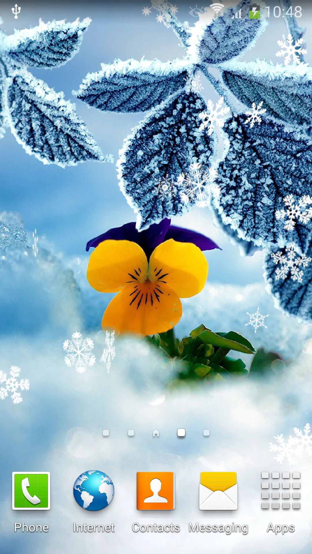 Winter Live Wallpaper | Indus Appstore | Screenshot