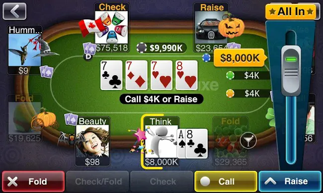 Texas HoldEm Poker Deluxe | Indus Appstore | Screenshot