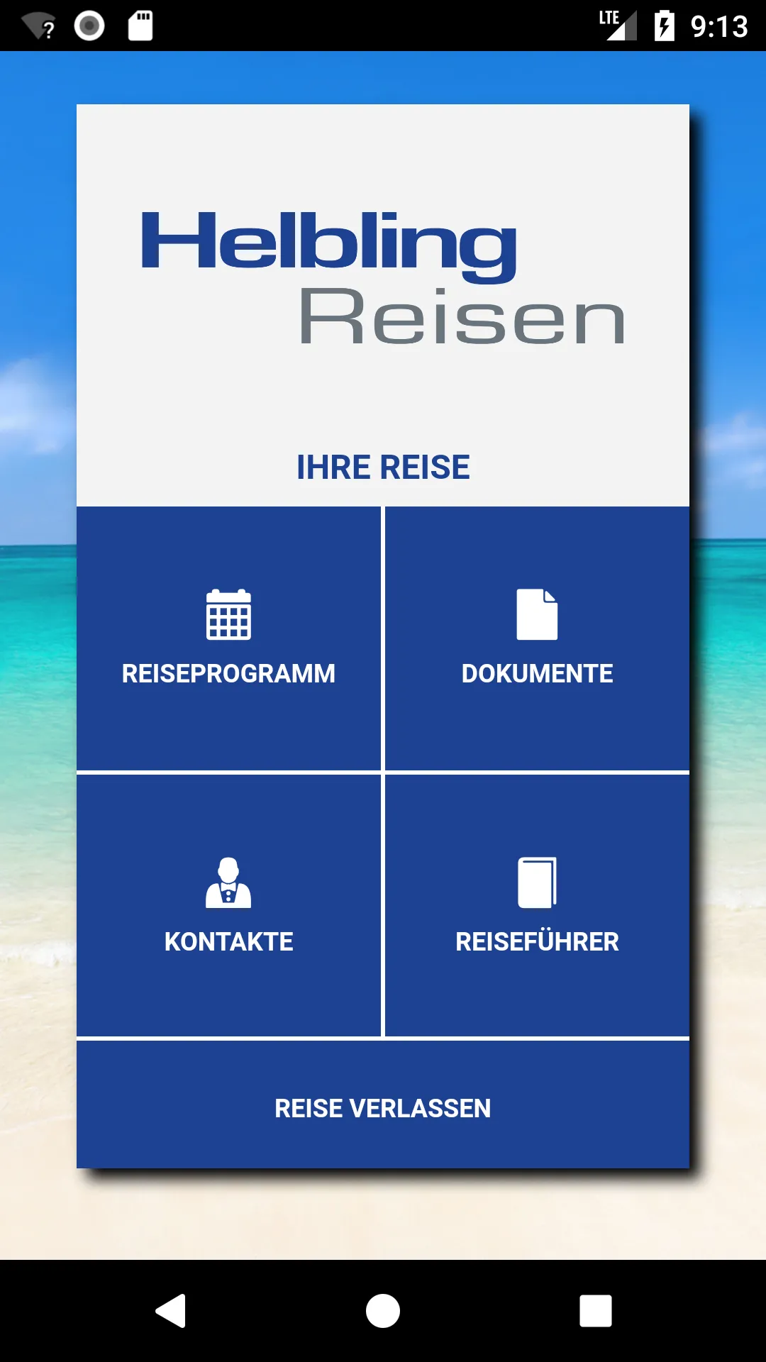 Helbling Reisen | Indus Appstore | Screenshot