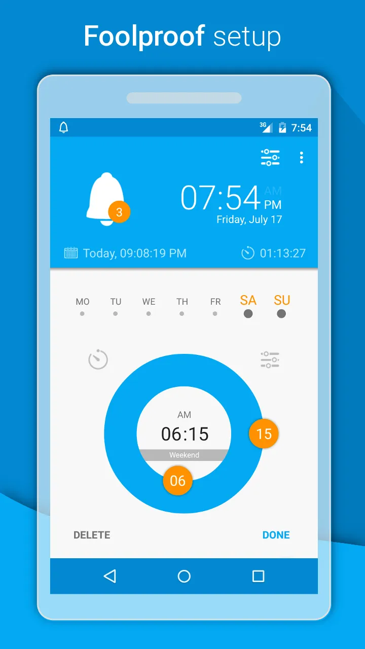 Radio Alarm Clock - PocketBell | Indus Appstore | Screenshot