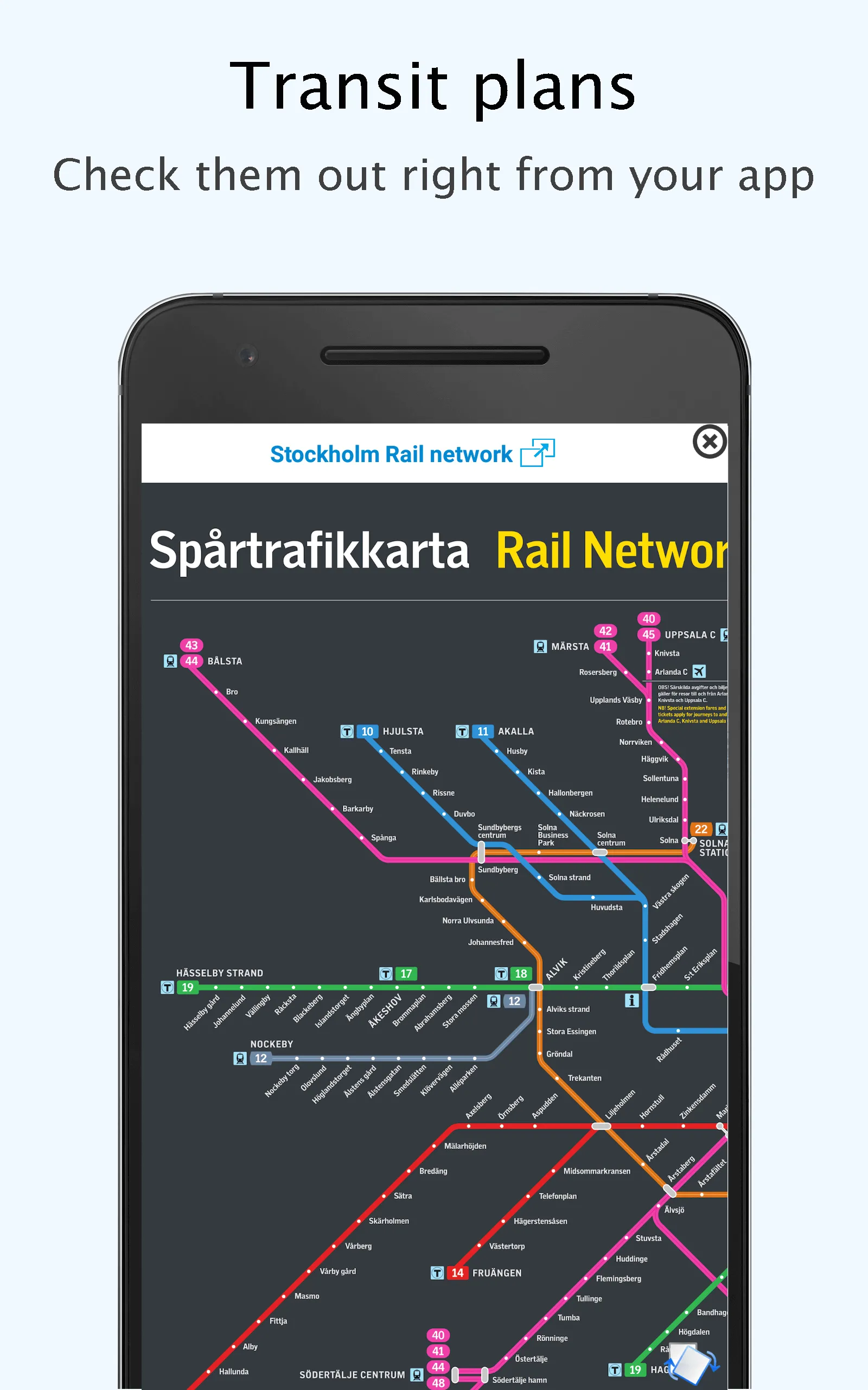 Stockholm Public Transport | Indus Appstore | Screenshot