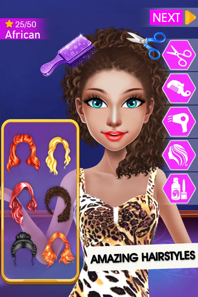 Hairstyles Makeover Girls Game | Indus Appstore | Screenshot