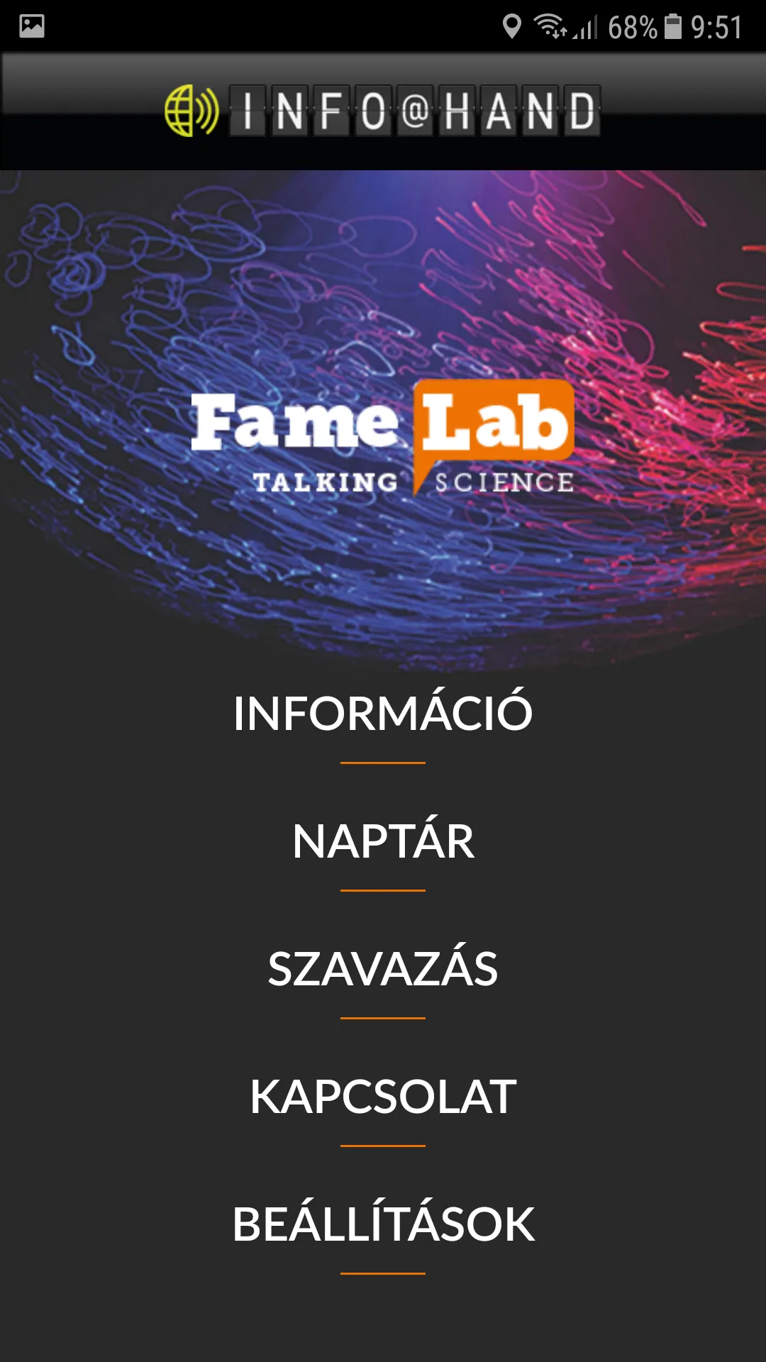 FameLab INFO@HAND | Indus Appstore | Screenshot