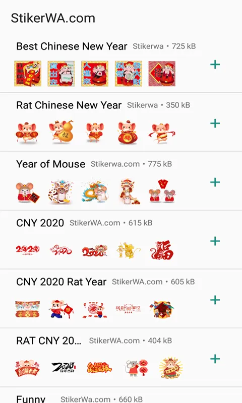 Sincia CNY 2025 WA Sticker | Indus Appstore | Screenshot