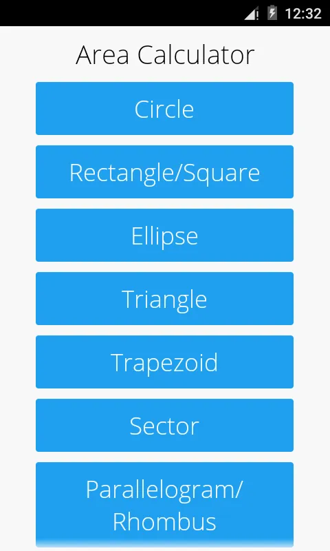 Area and Volume Calculator | Indus Appstore | Screenshot