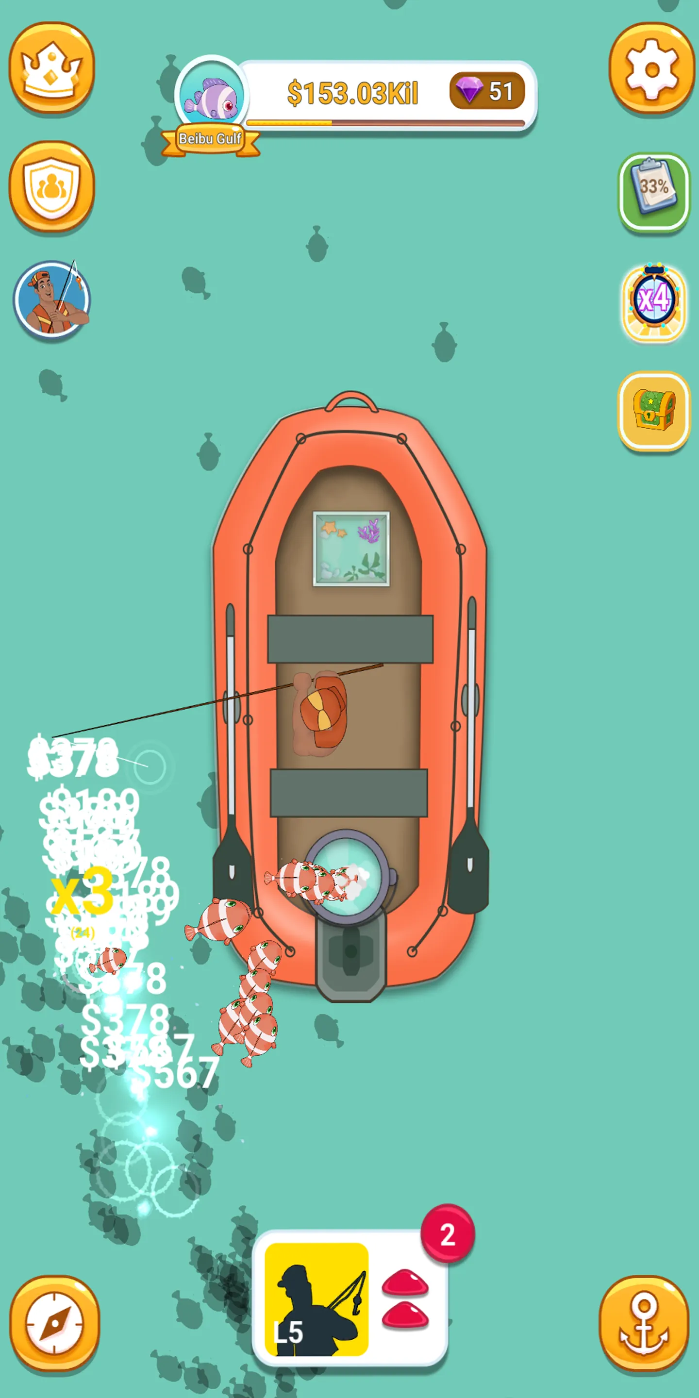 Idle Fishing Tycoon | Indus Appstore | Screenshot