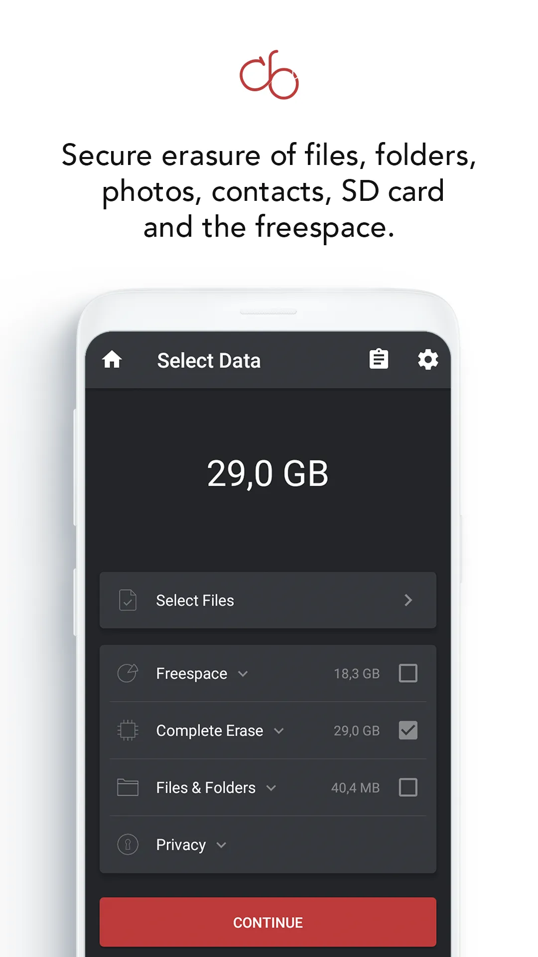 Data Eraser App - Wipe Data | Indus Appstore | Screenshot