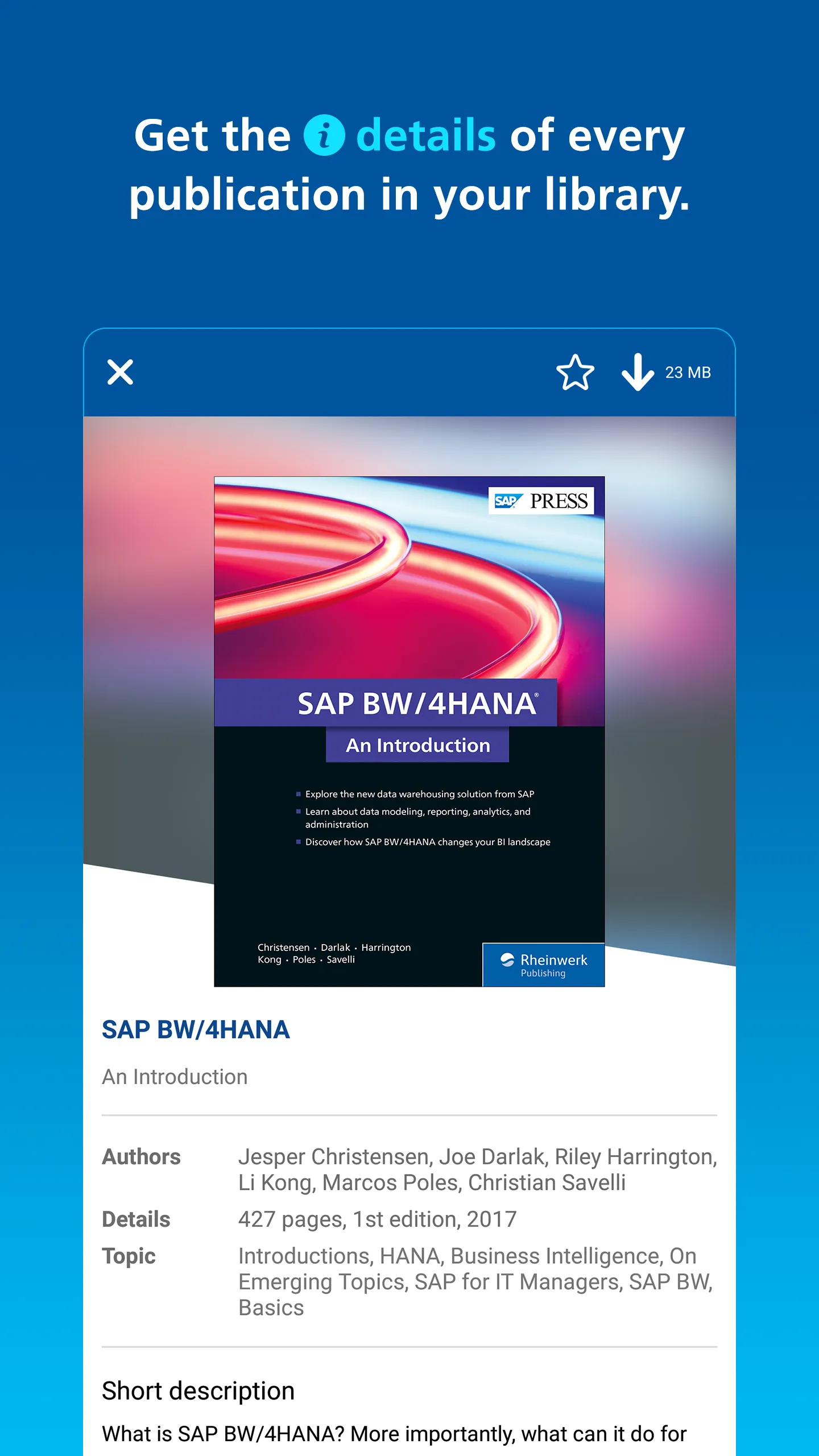 SAP PRESS | Indus Appstore | Screenshot