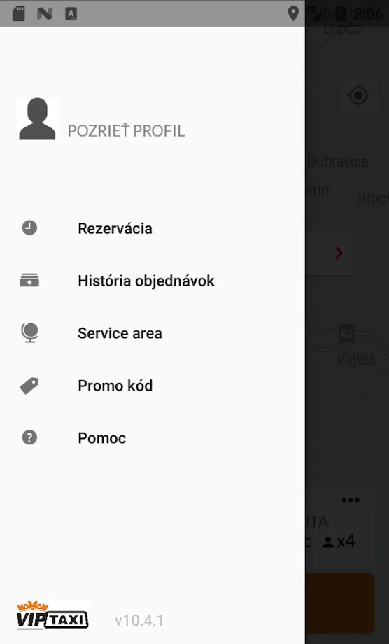 Vip Taxi Zvolen | Indus Appstore | Screenshot