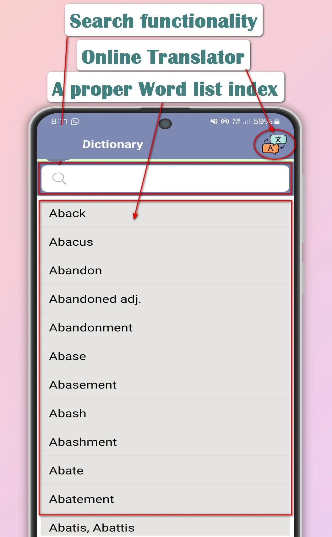 Serbian Dictionary | Indus Appstore | Screenshot