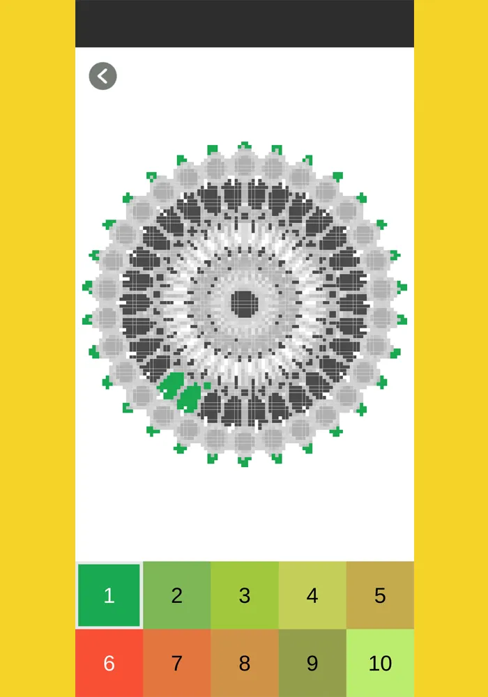 Mandala Color Number Pixel Art | Indus Appstore | Screenshot