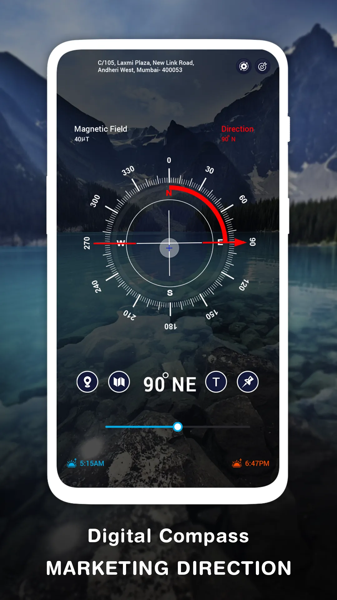 Digital Compass : GPS & Smart | Indus Appstore | Screenshot