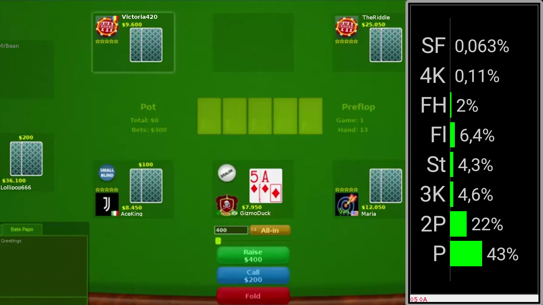 Poker equity HUD | Indus Appstore | Screenshot