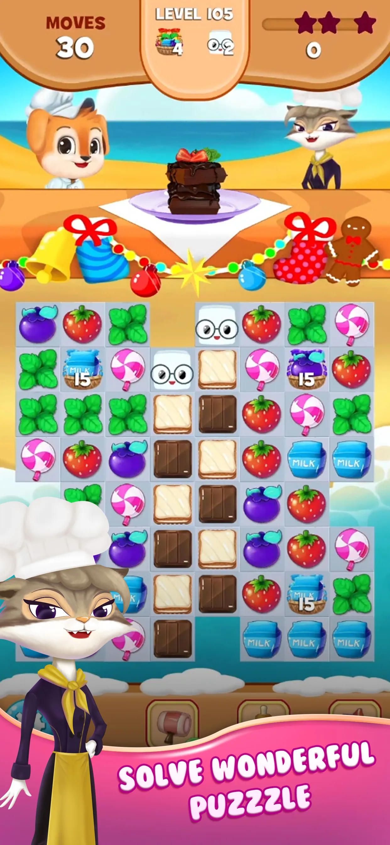 Cake Crush Link Match 3 Puzzle | Indus Appstore | Screenshot