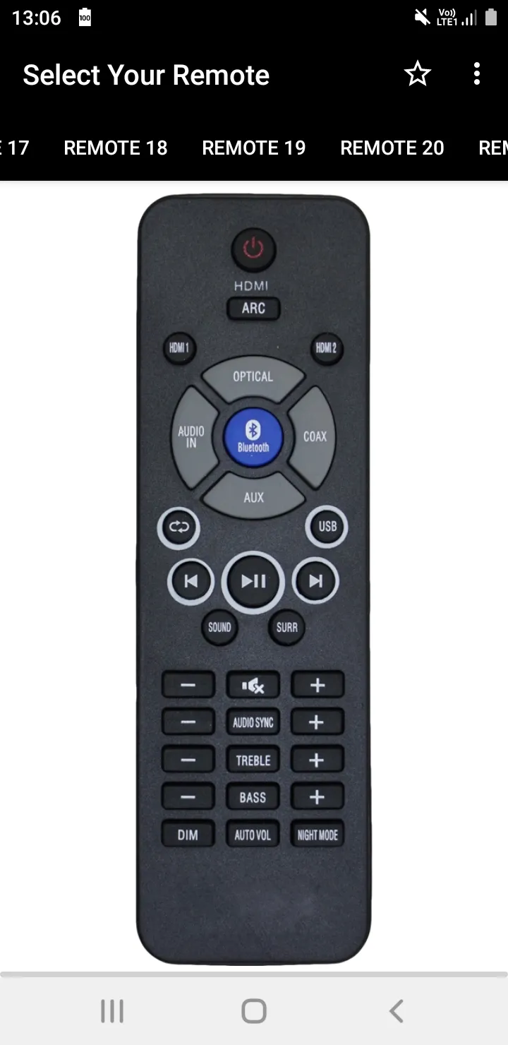 Philips Soundbar Remote | Indus Appstore | Screenshot