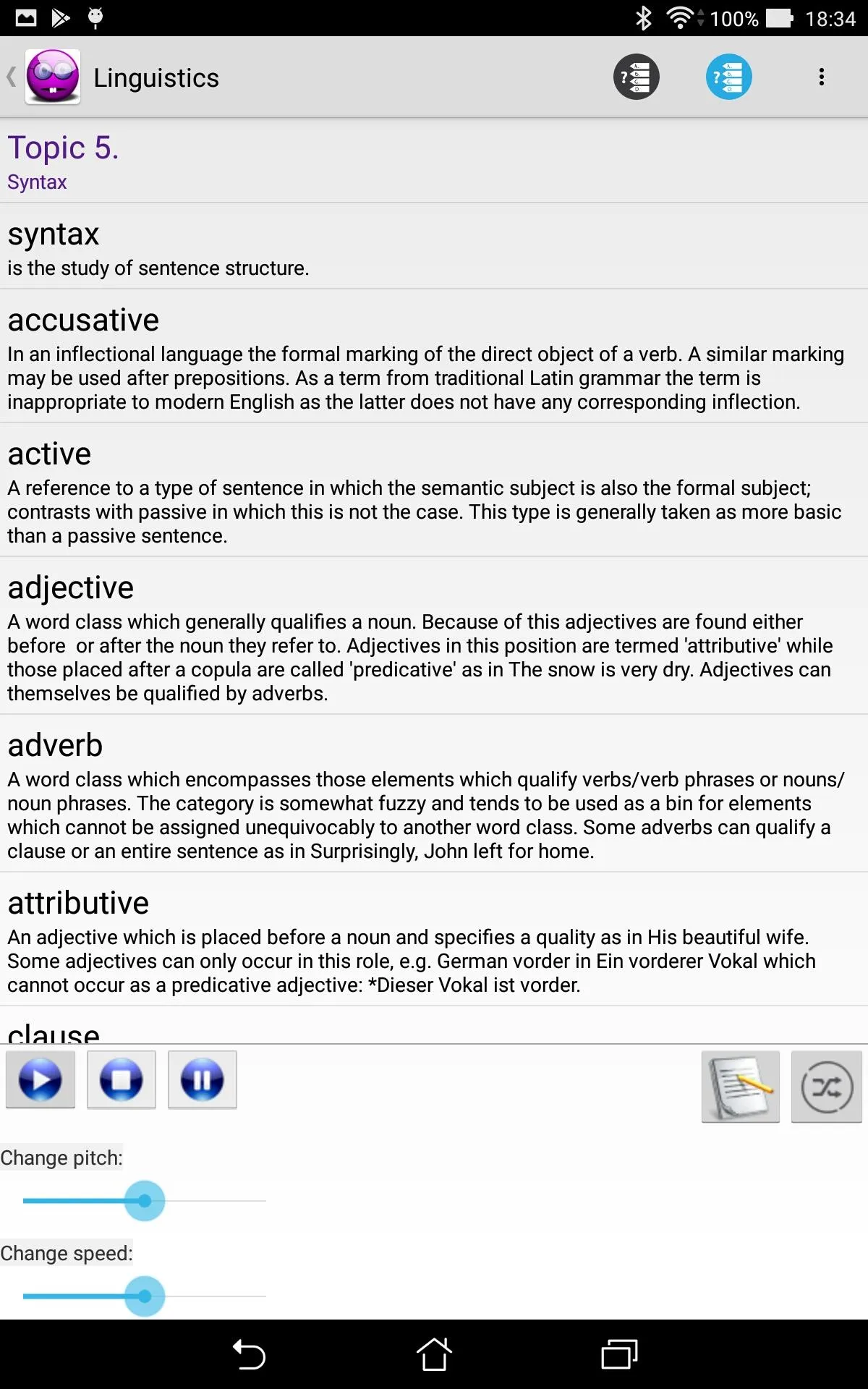 Linguistics, Study of language | Indus Appstore | Screenshot