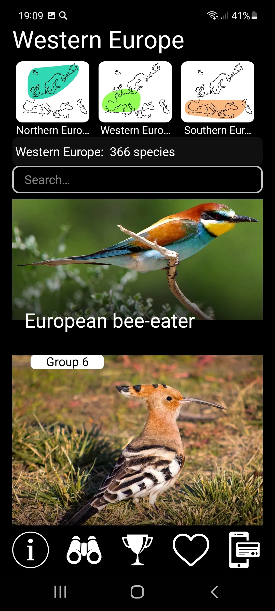 Birds of Europe Field Guide | Indus Appstore | Screenshot