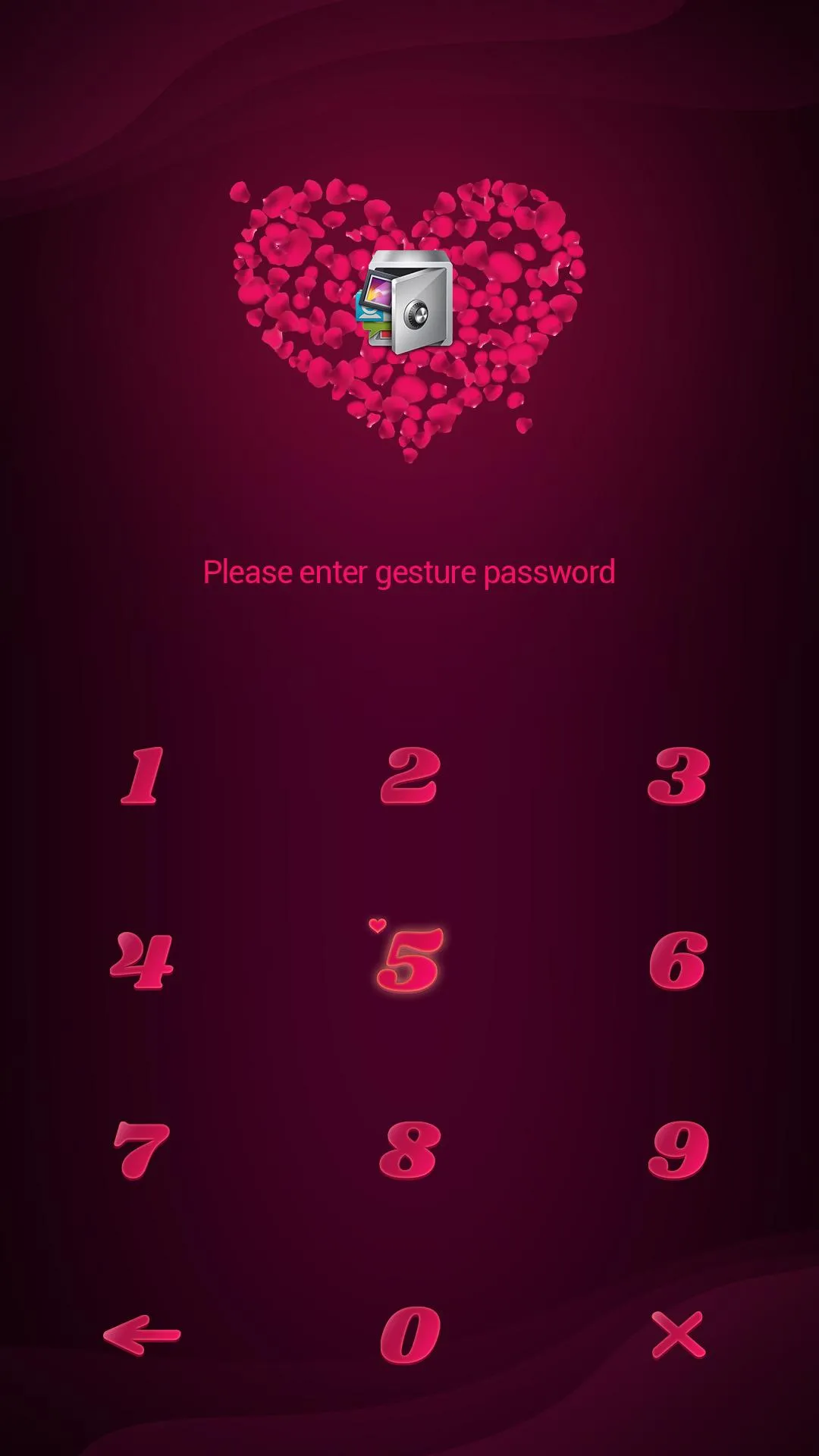 AppLock Theme Rose | Indus Appstore | Screenshot