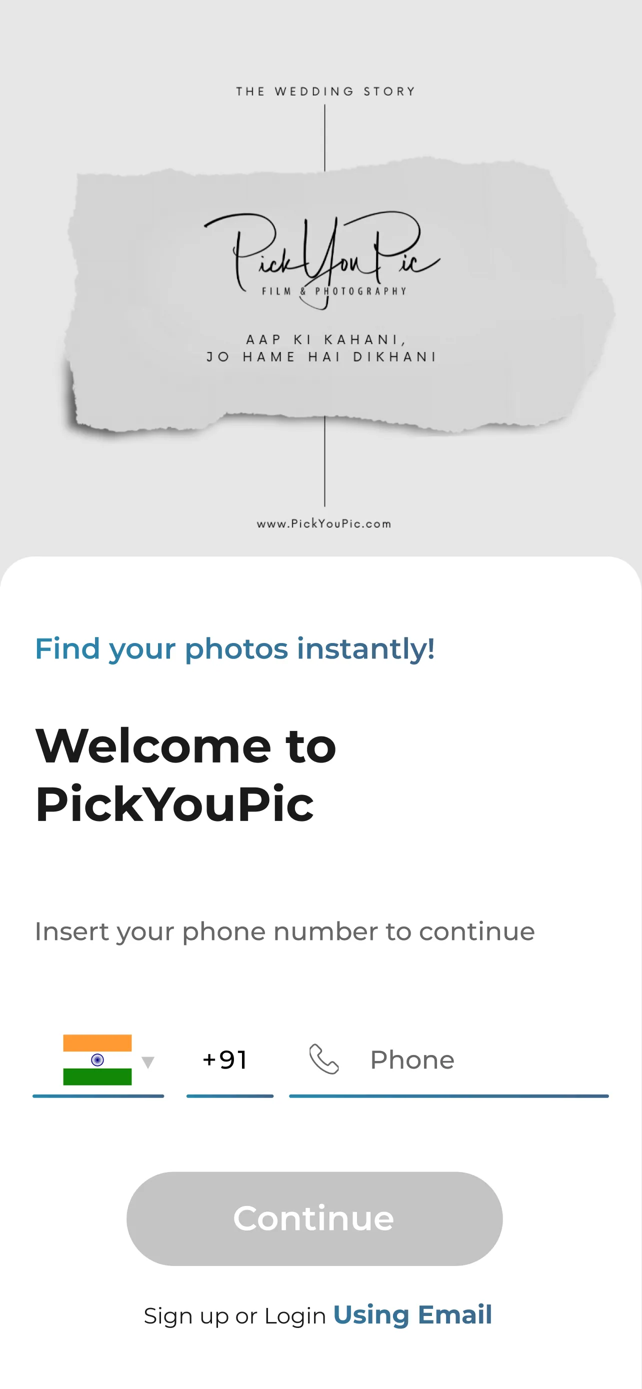 PickYouPic | Indus Appstore | Screenshot