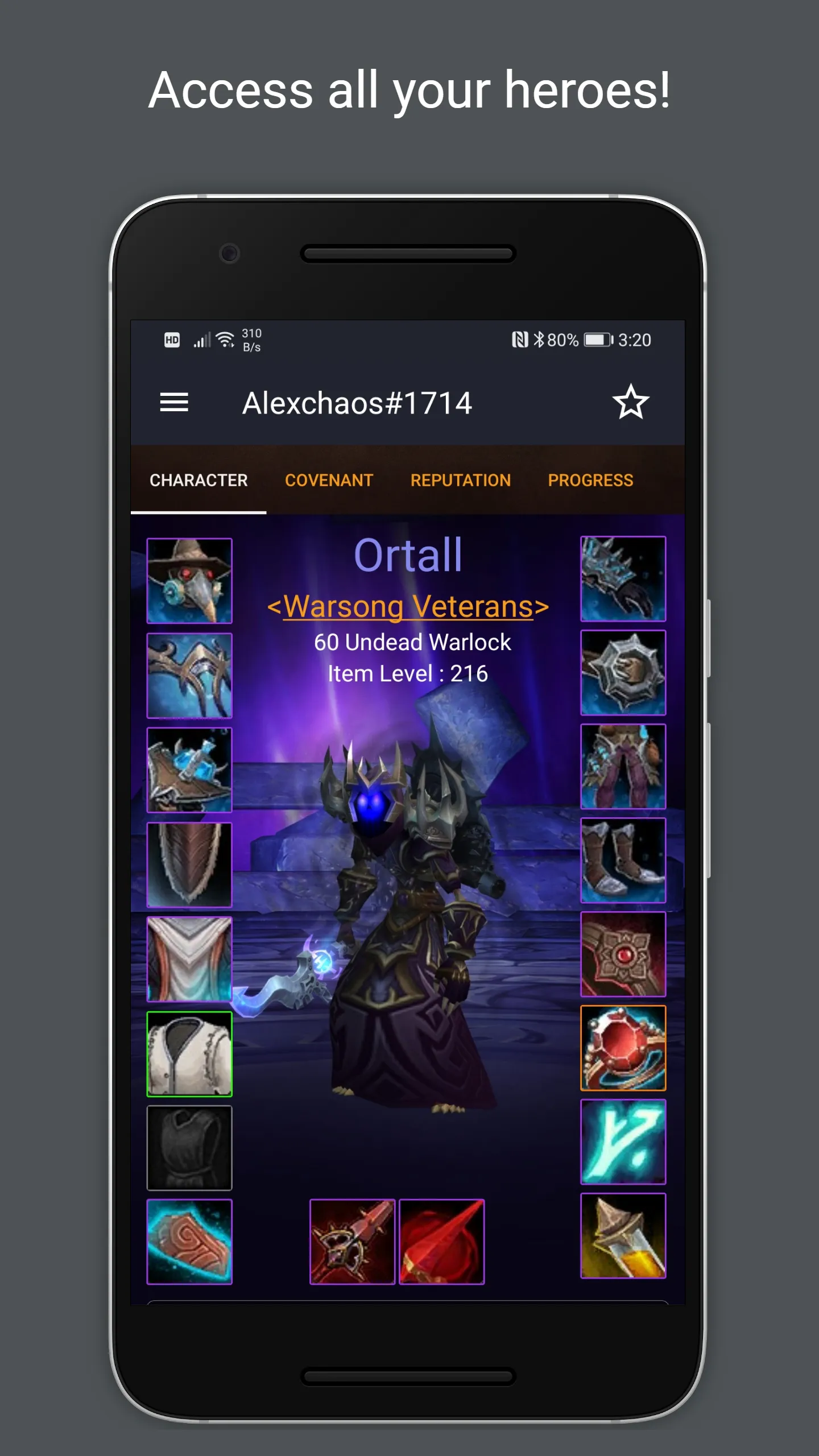 BlizzPortal: WoW, Sc2, D3, OW | Indus Appstore | Screenshot