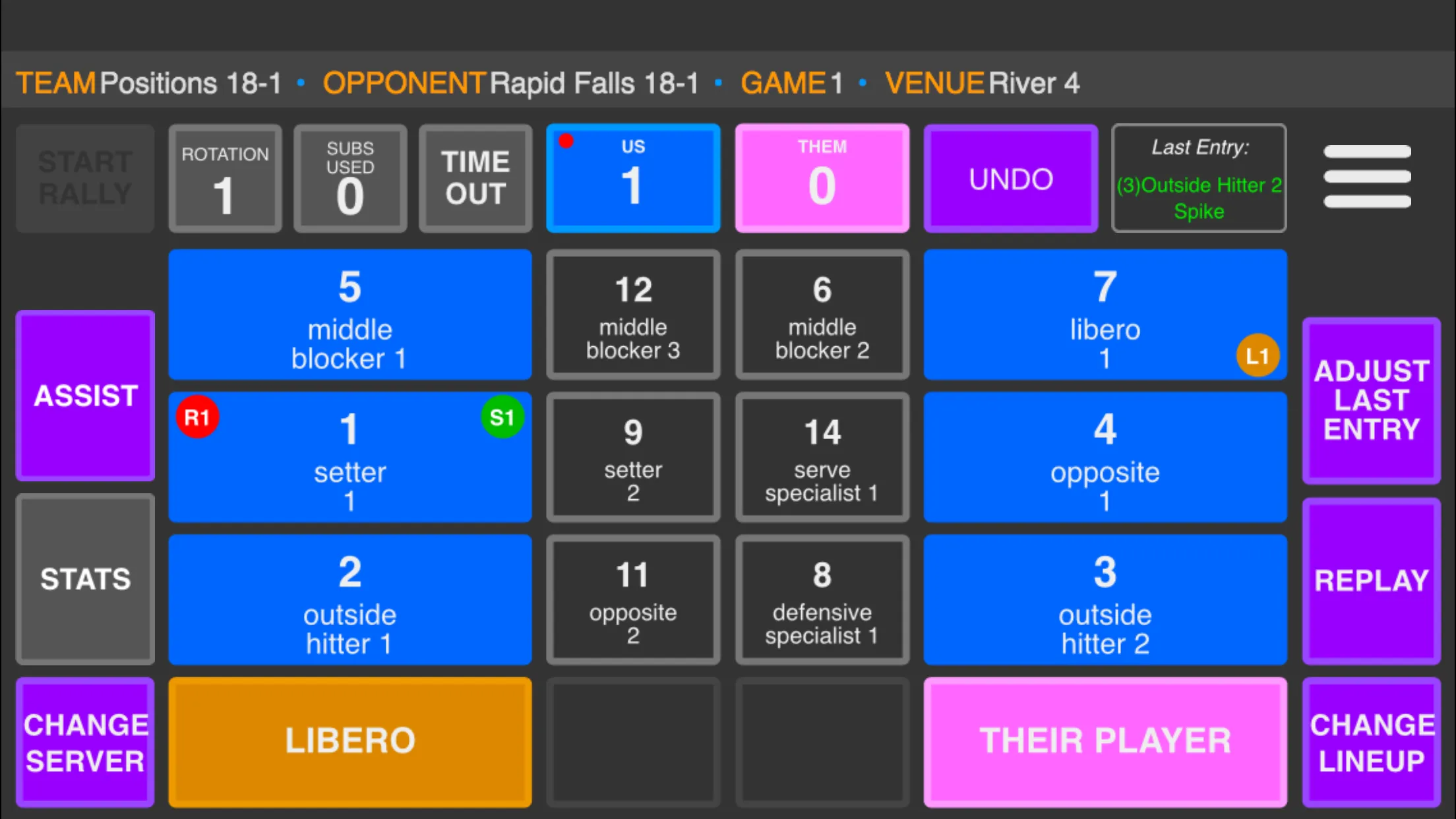 SoloStats Live Volleyball | Indus Appstore | Screenshot