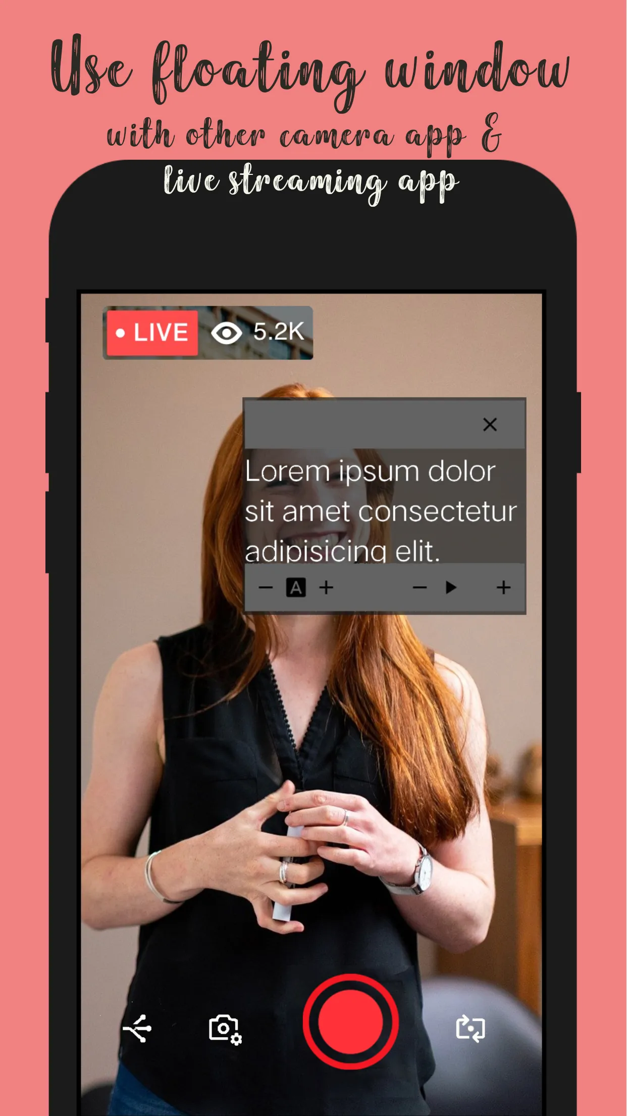 Teleprompter with Video & LIVE | Indus Appstore | Screenshot