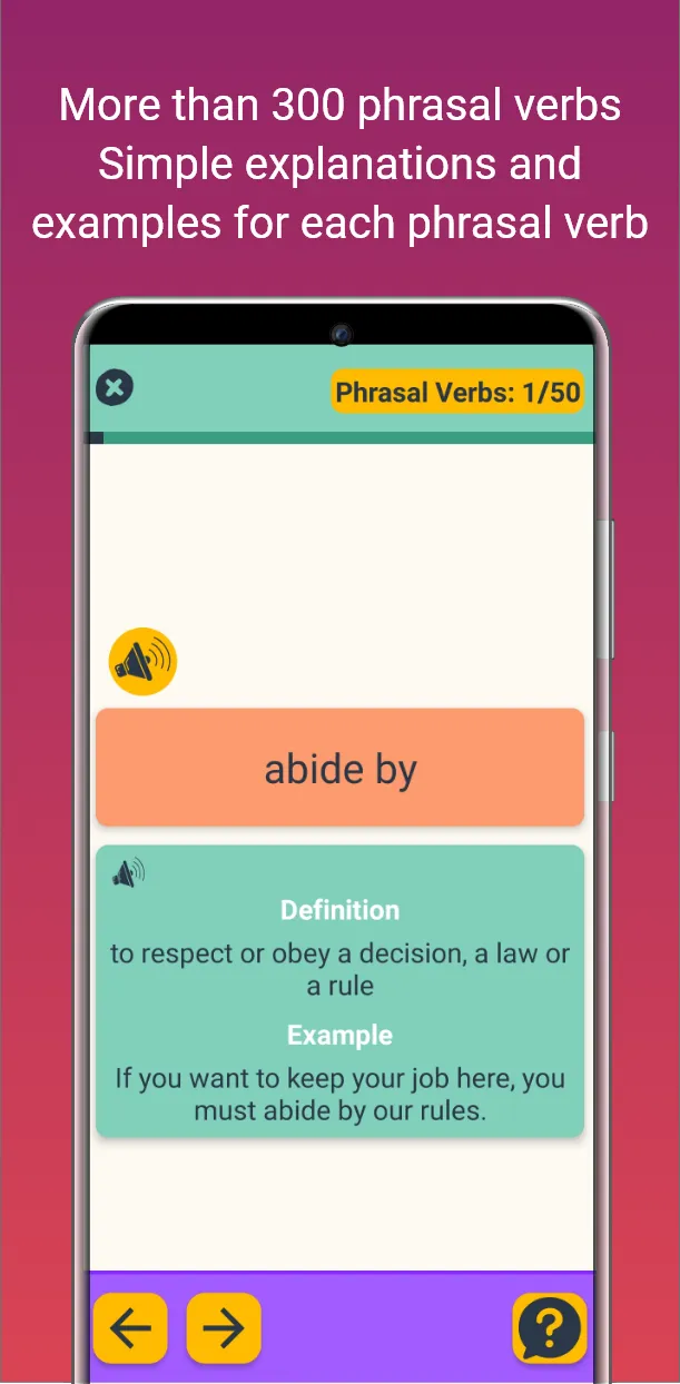 Learning Phrasal Verbs | Indus Appstore | Screenshot