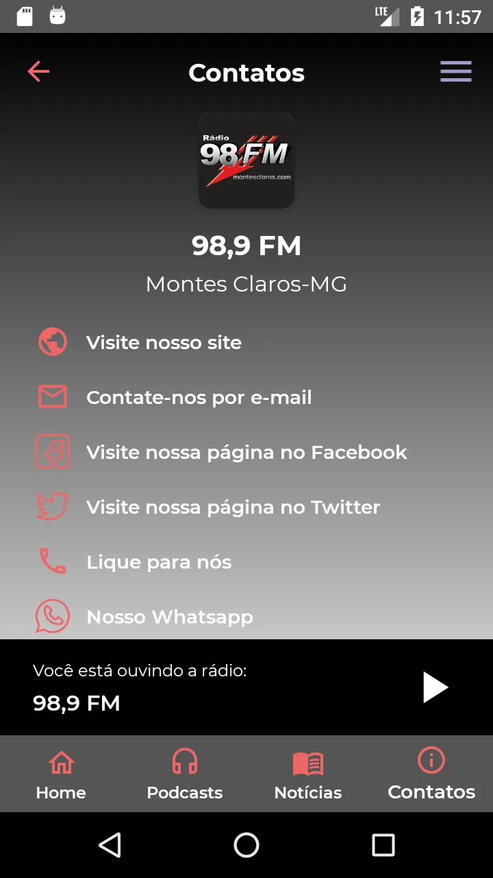 Rádio Montes Claros | Indus Appstore | Screenshot